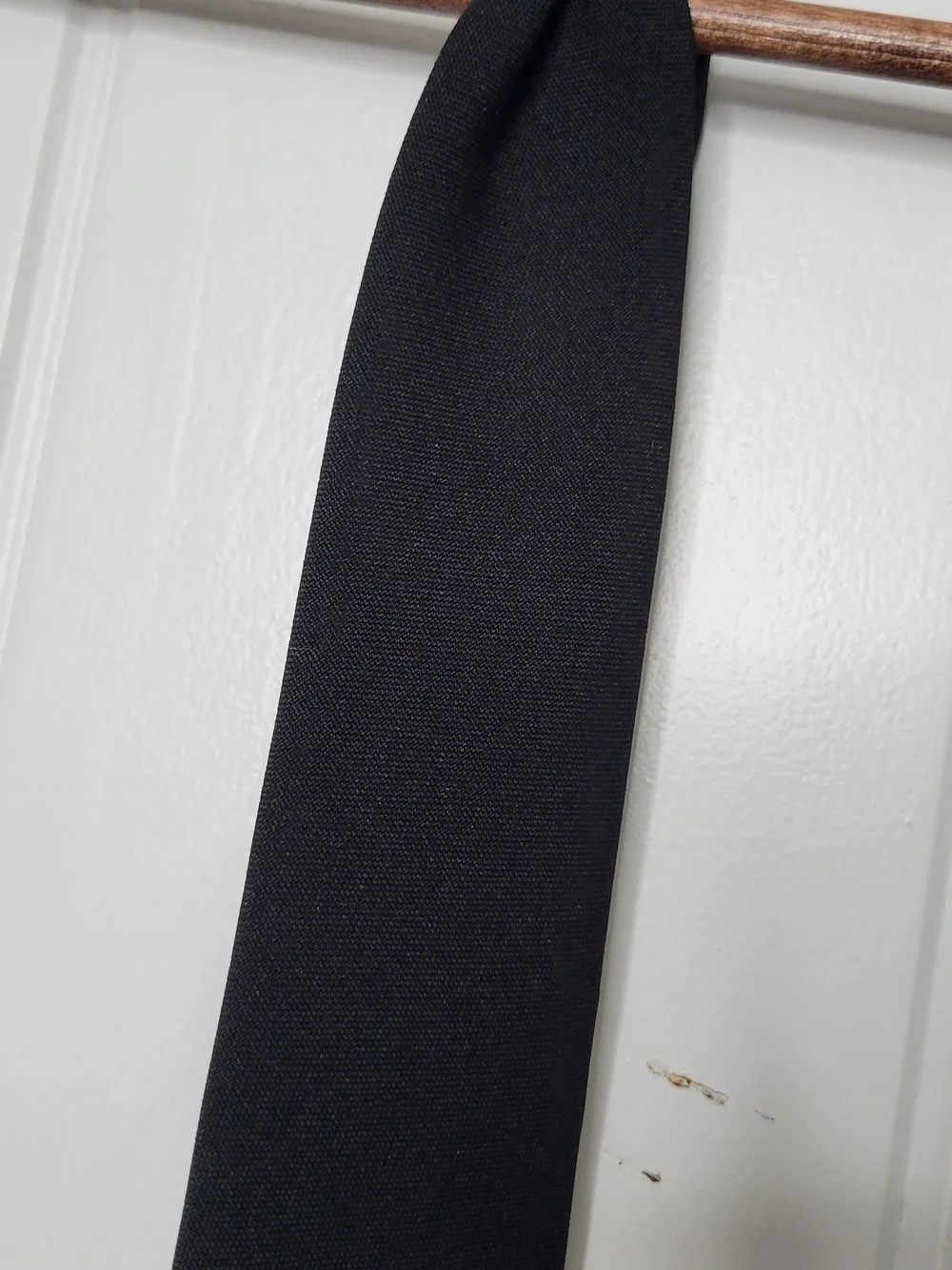 Uniform Cravats Classic Black Clip On Tie